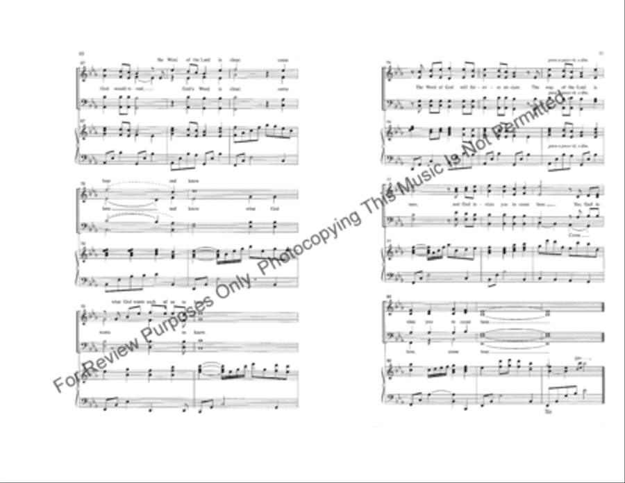 Come Hear Choir scores gallery preview page 6