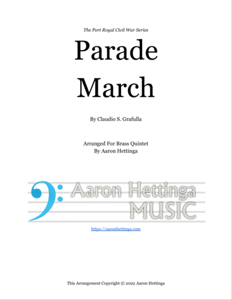 The Port Royal Civil War Series - 3-Pack of Brass Quintets Brass Quintet scores gallery preview page 2