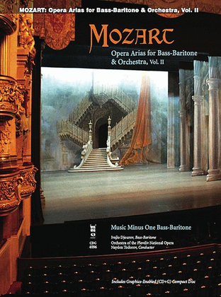 Book cover for Mozart Opera Arias for Bass Baritone and Orchestra - Vol. II