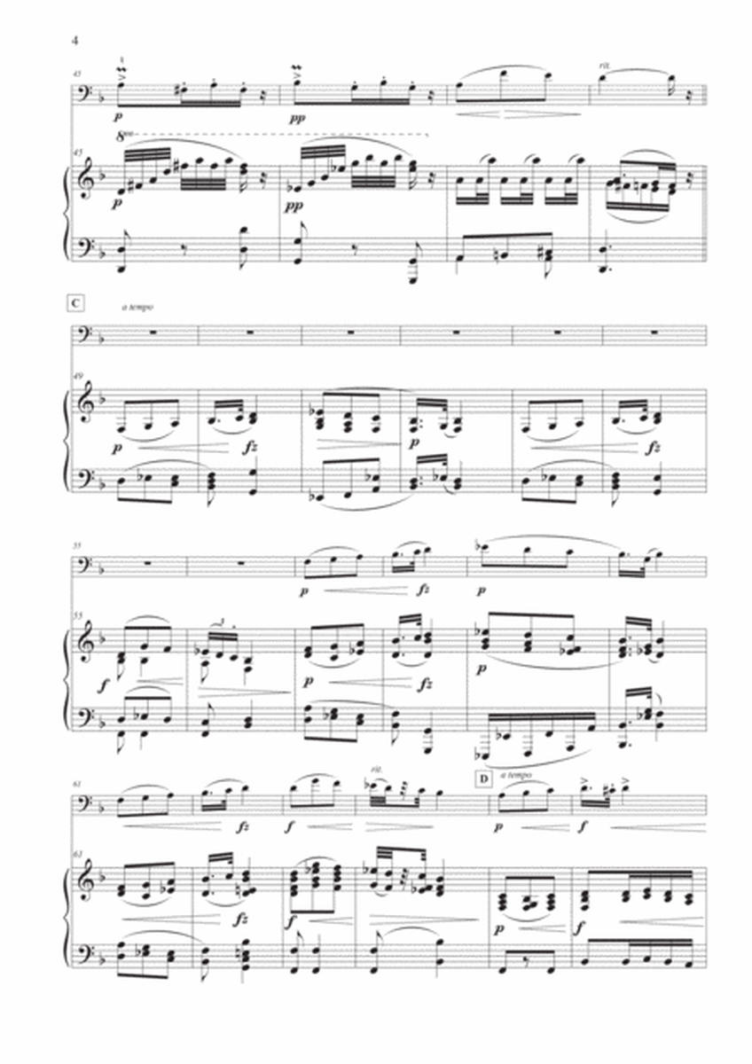 Slavonic Dance Op. 72 No. 2 for Euphonium and Piano image number null