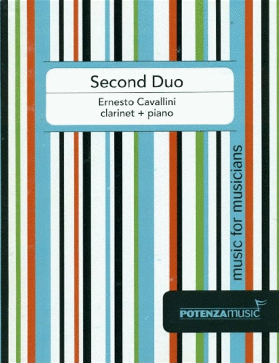 Second Duo Clarinet Solo scores gallery preview page 1