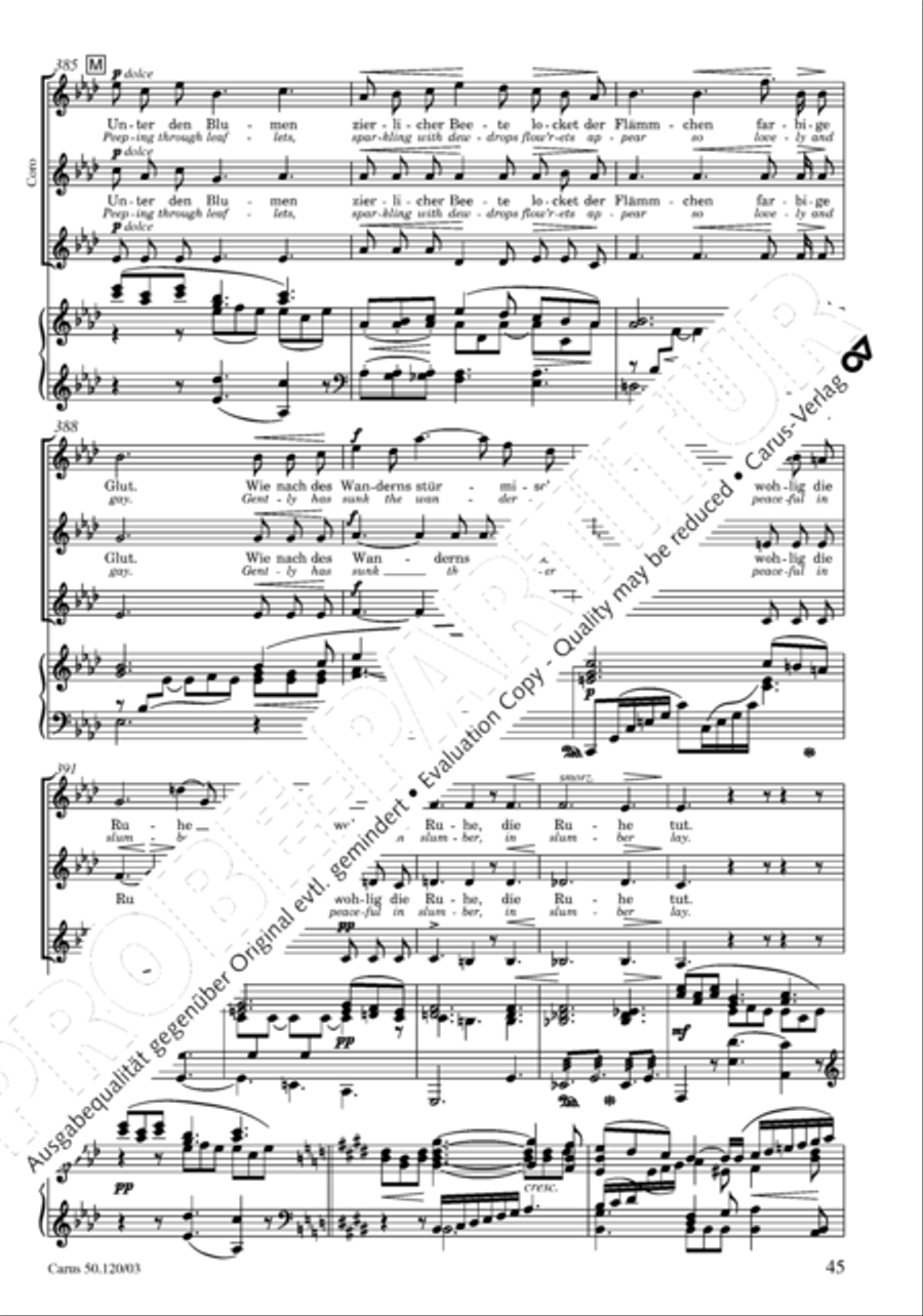 Christoforus + Das Tochterlein des Jairus (Gesamtausgabe, Bd. 9) 4-Part scores gallery preview page 46