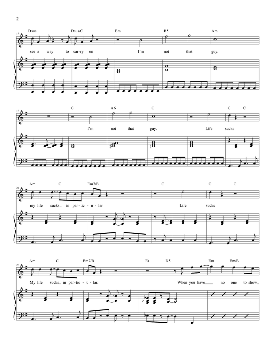 I'm Not That Guy Voice scores gallery preview page 2