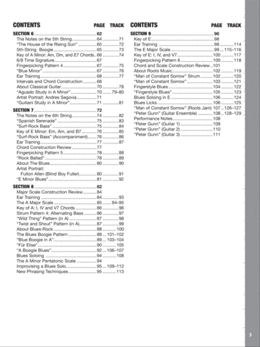 The Complete Beginning Guitarist Easy Guitar scores gallery preview page 3