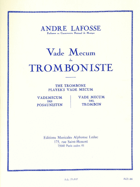 The Trombone Player's Vade Mecum (trombone)