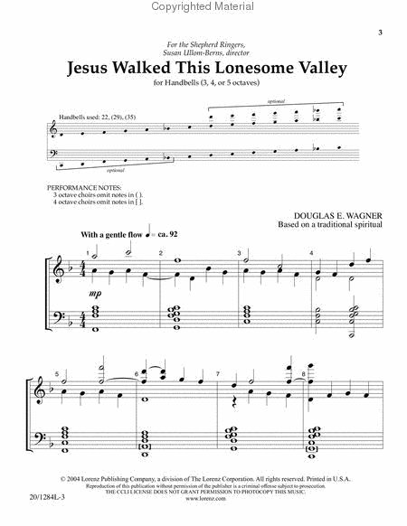 Jesus Walked This Lonesome Valley image number null