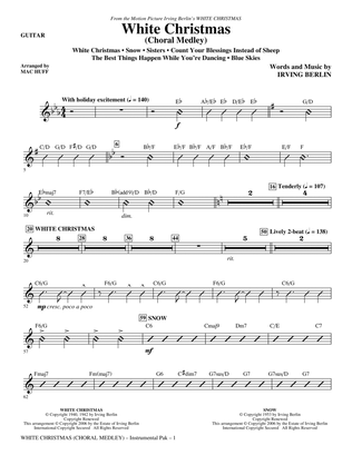 White Christmas (Choral Medley) - Guitar