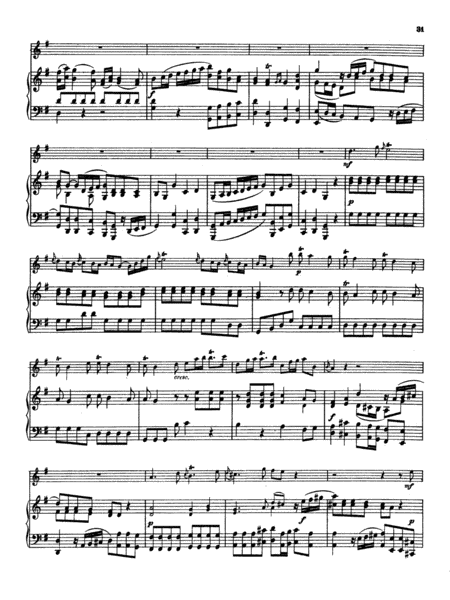 Four Concertos for Flute and Piano: 2. Concerto in G Major
