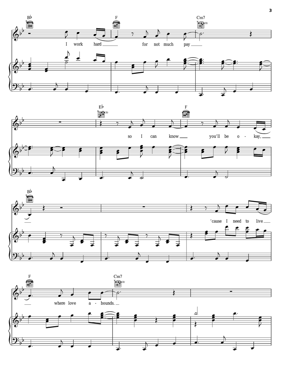 Good Things Happen Good Things Happen Piano, Vocal, Guitar scores gallery preview page 3