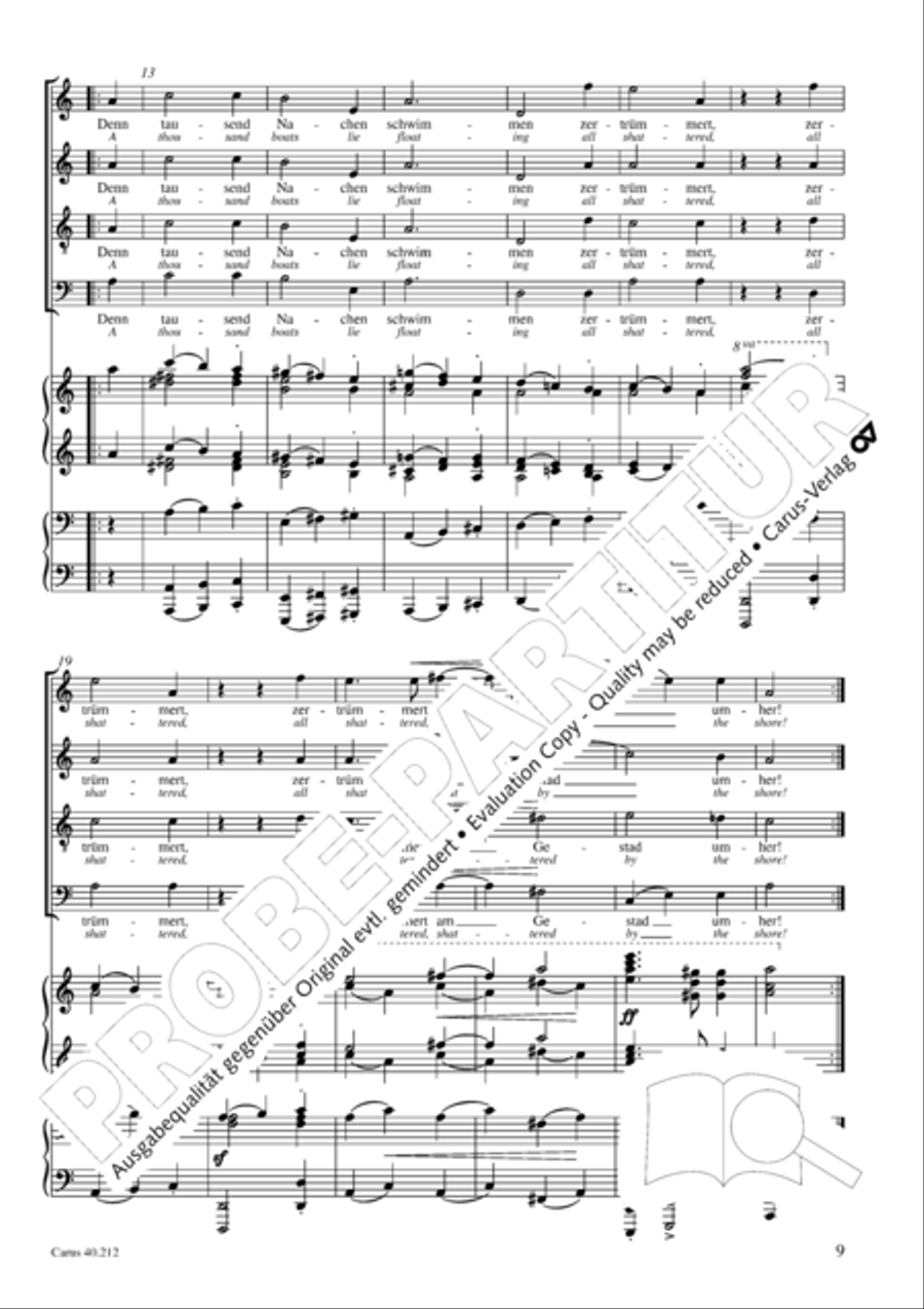 Neue Liebeslieder-Walzer, Op. 65 Choir scores gallery preview page 10