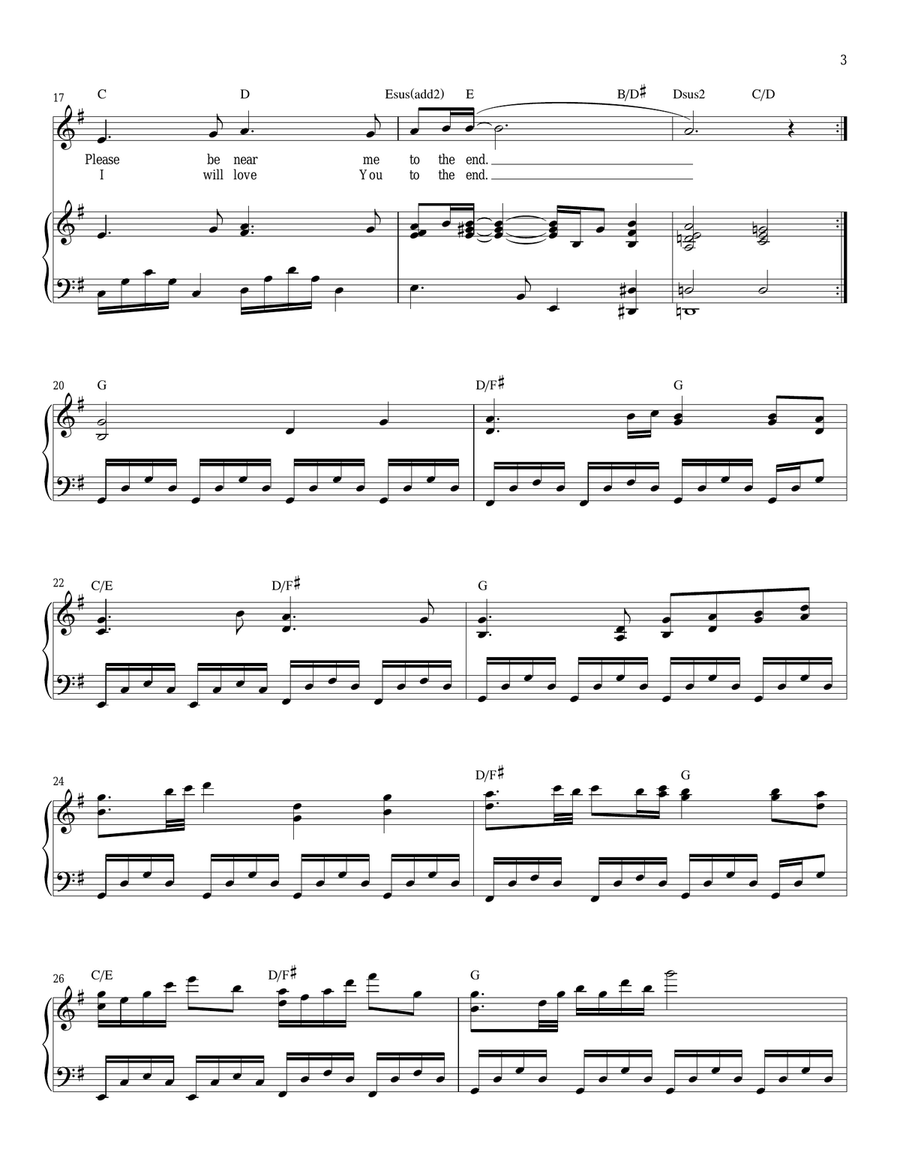 Thy Word Thy Word Piano, Vocal scores gallery preview page 3