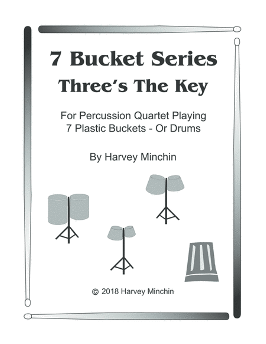 7 Bucket Series - Three's The Key Percussion Ensemble scores gallery preview page 1