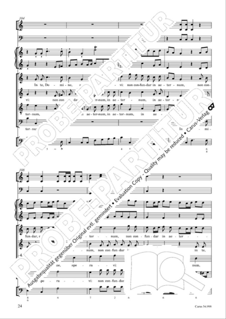 Te Deum in C 4-Part scores gallery preview page 25