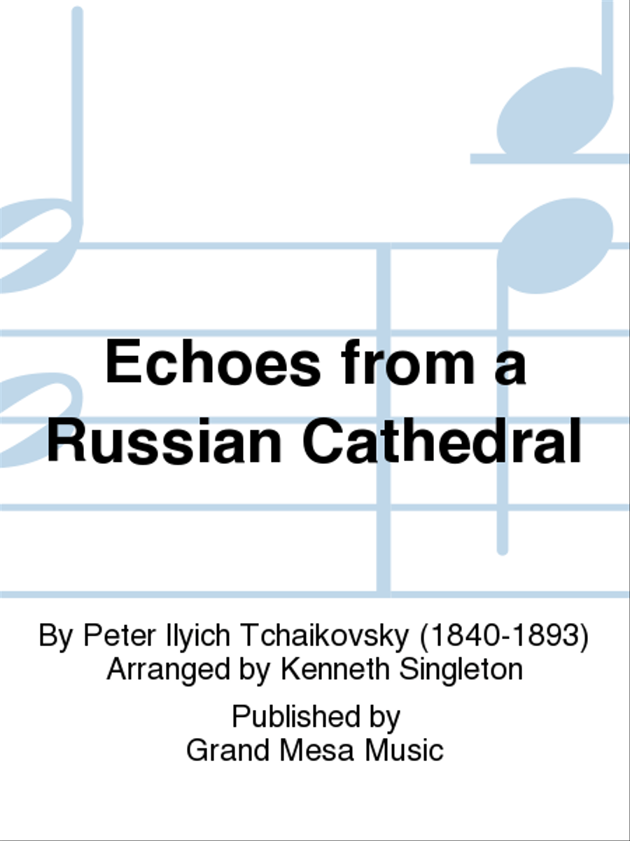 Echoes from a Russian Cathedral Concert Band scores gallery preview page 1