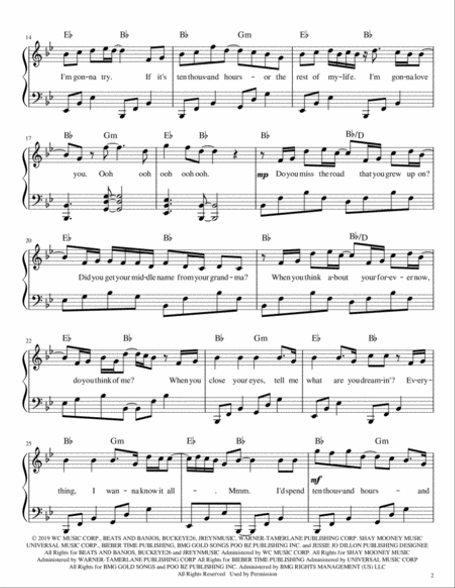 10,000 Hours Voice scores gallery preview page 2