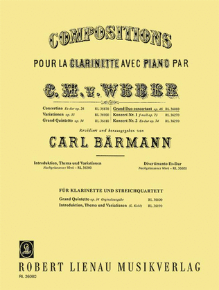 Book cover for Grand Duo Concertante Op. 48