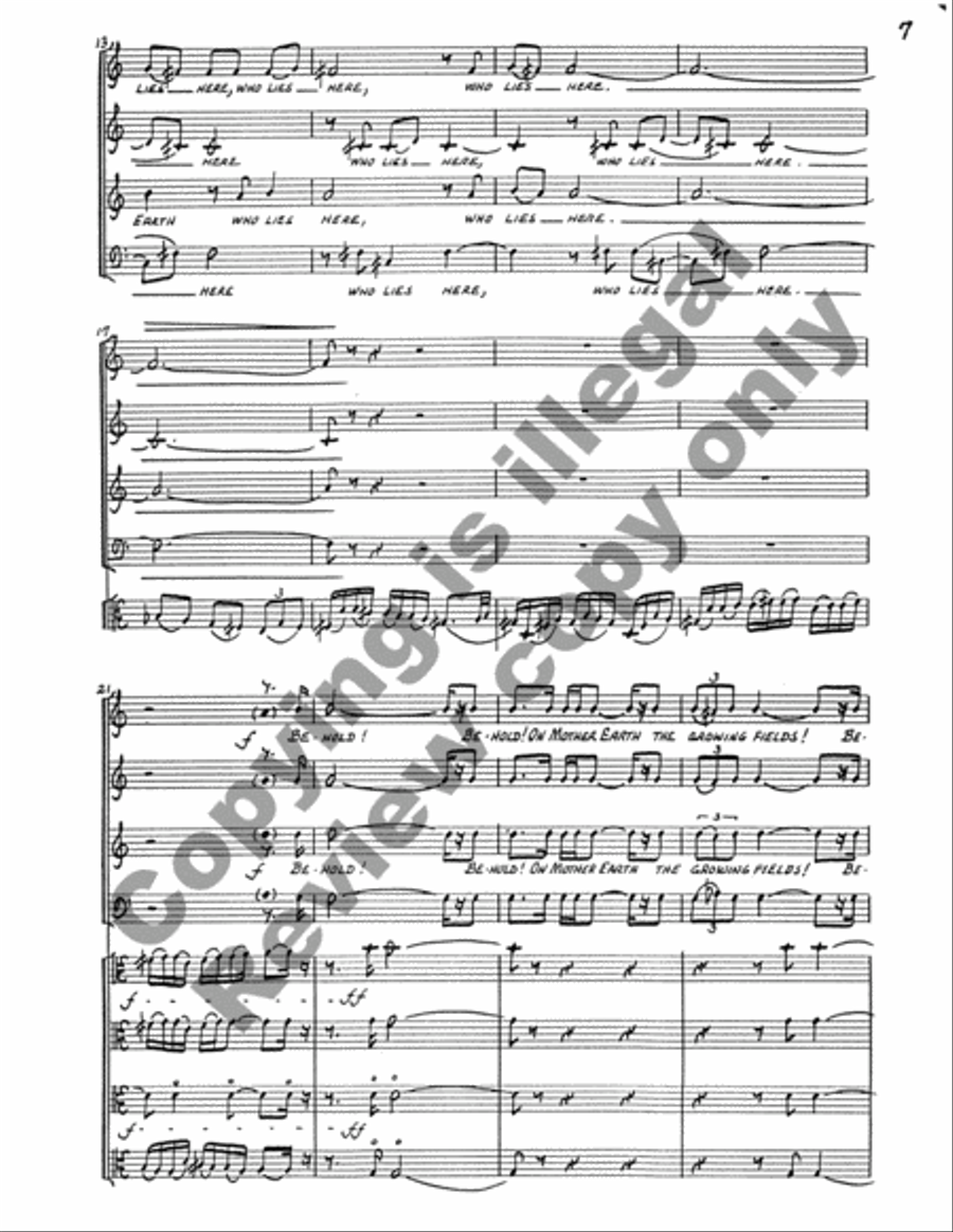 The Web of Life 4-Part scores gallery preview page 22