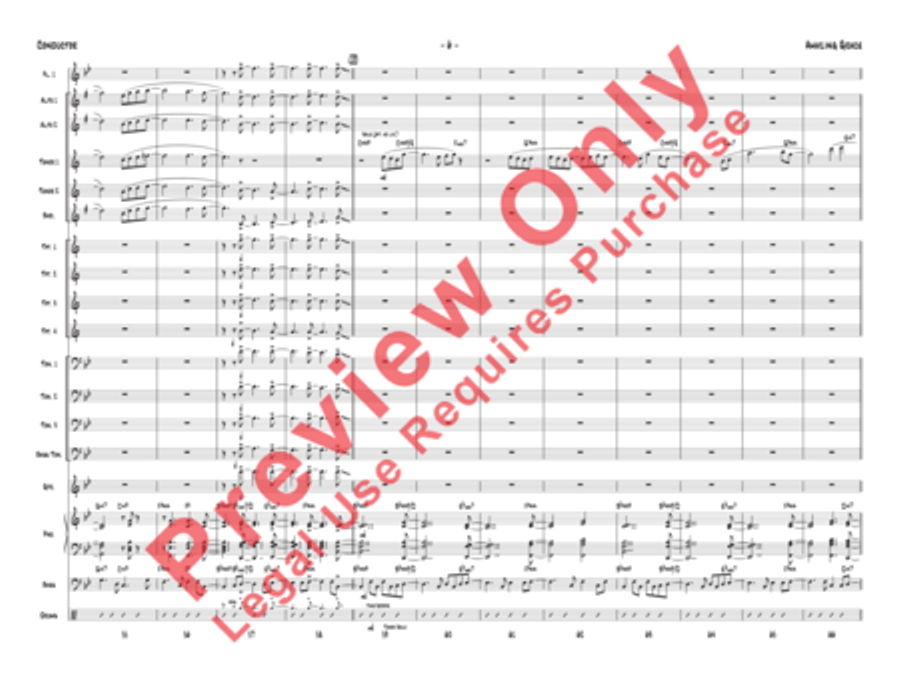 Amazing Grace (Score only) Jazz Ensemble scores gallery preview page 10