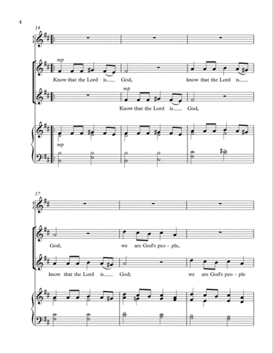 An Antiphonal Psalm An Antiphonal Psalm 2-Part scores gallery preview page 4