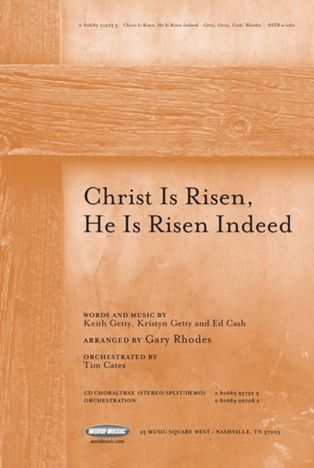 Christ Is Risen, He Is Risen Indeed