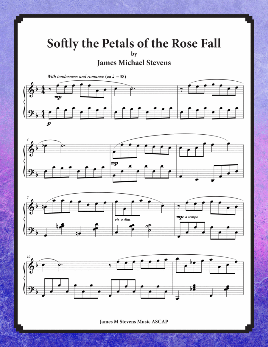 Softly the Petals of the Rose Fall image number null
