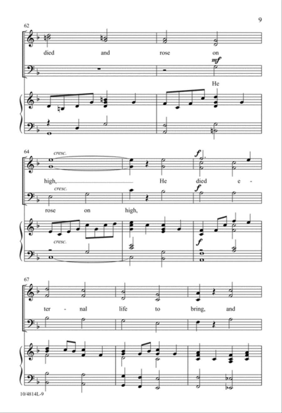 Resurrection Victory 3-Part scores gallery preview page 9