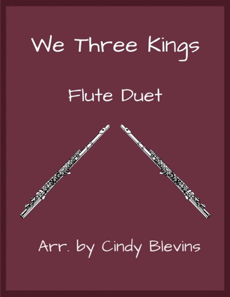 We Three Kings, for Flute Duet image number null