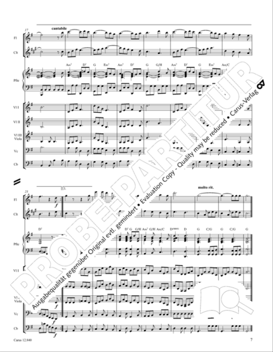 Ochs und Esel wissen mehr Orchestra scores gallery preview page 7