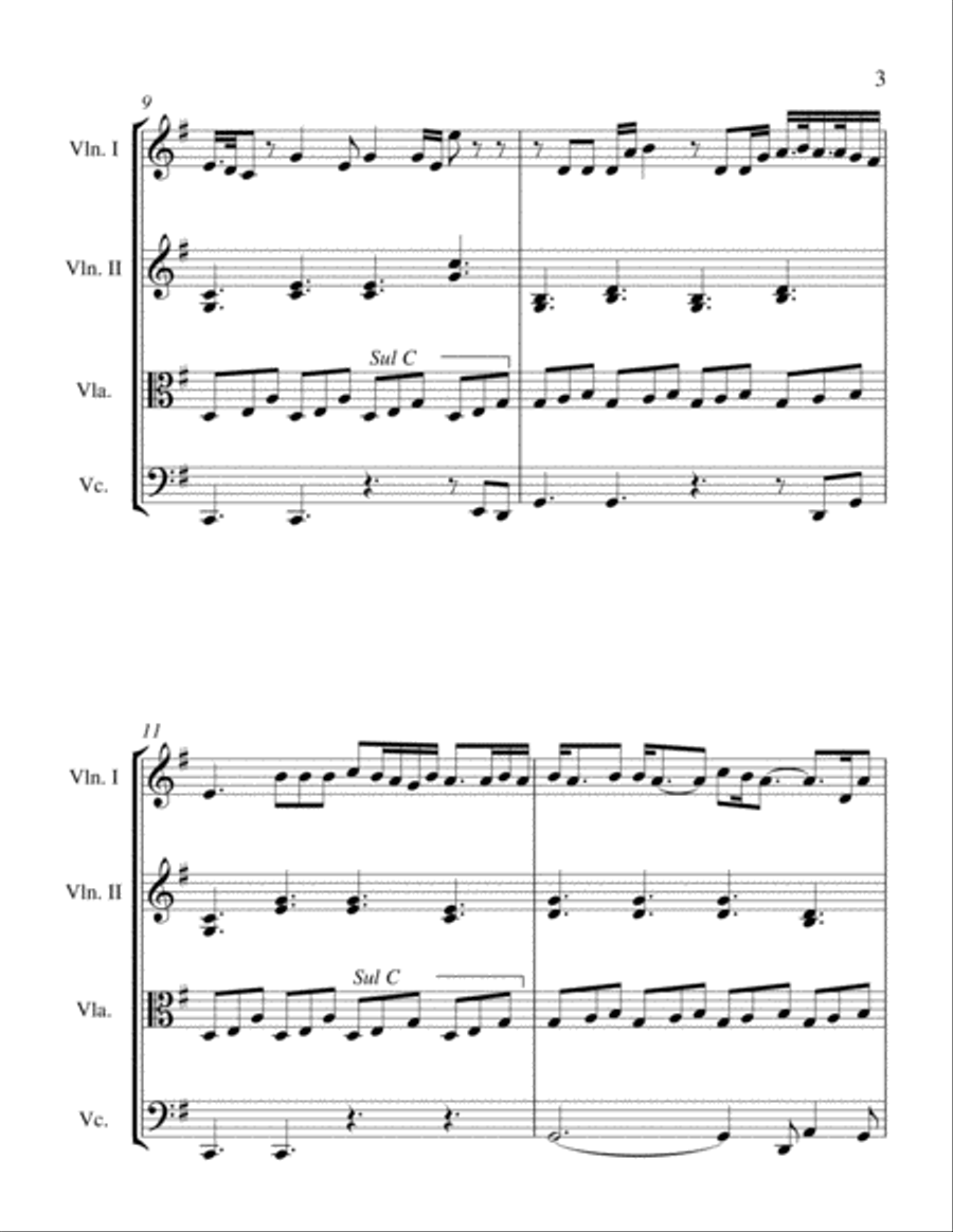 1+1 String Quartet scores gallery preview page 5