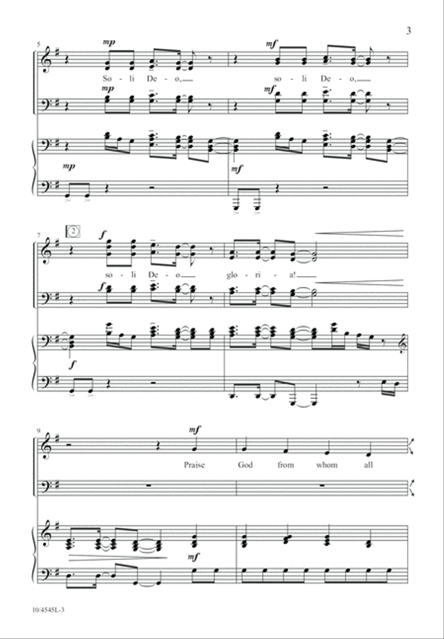 Soli Deo 4-Part scores gallery preview page 4