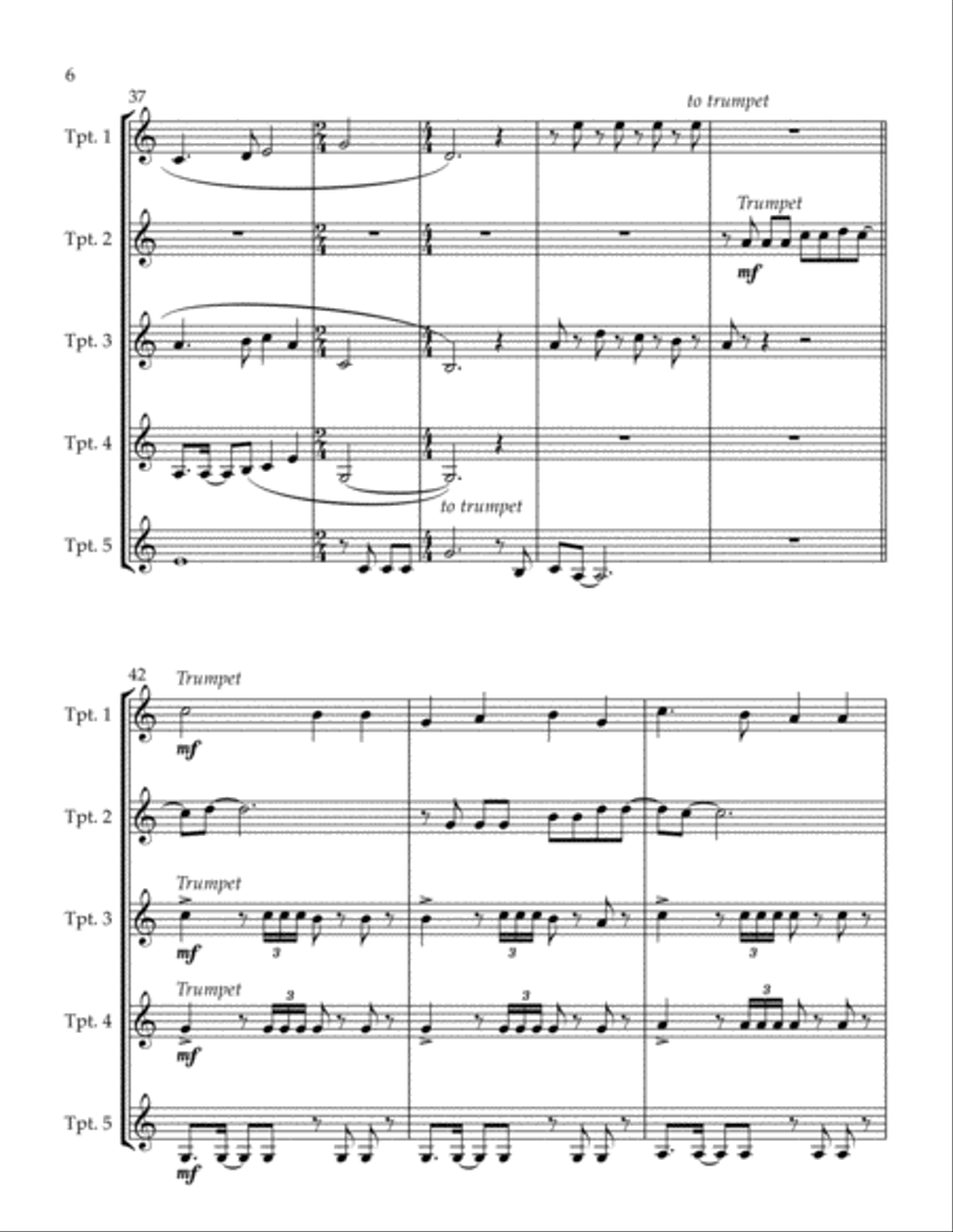 The Sound Of Silence Trumpet Solo scores gallery preview page 6