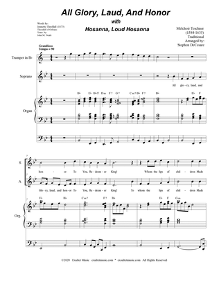 All Glory, Laud, And Honor (with "Hosanna, Loud Hosanna") (Duet for Soprano and Alto Solo)
