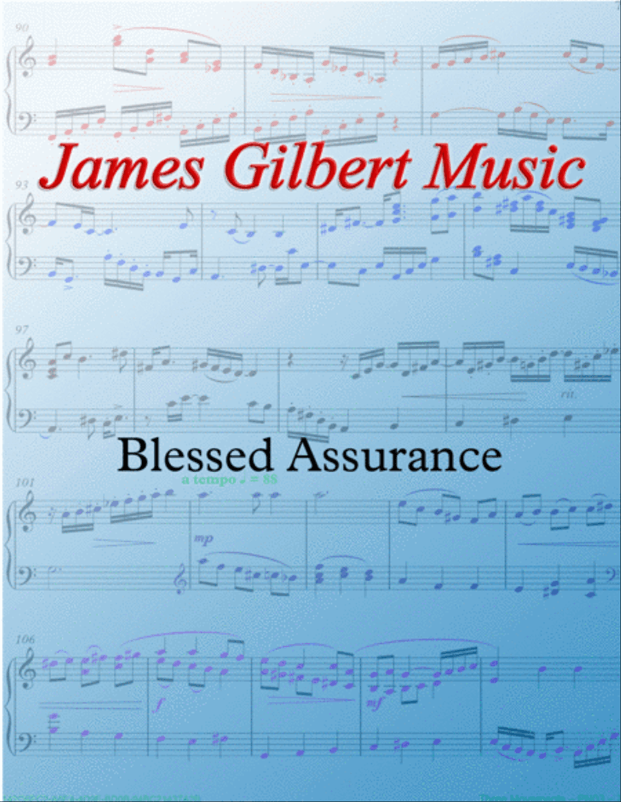 Blessed Assurance Small Ensemble scores gallery preview page 1