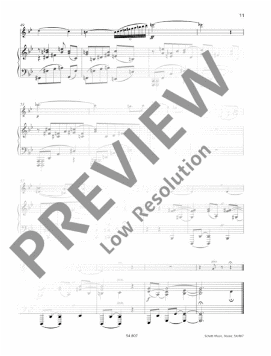 Aria · Larghetto molto Aria · Larghetto molto Violin Solo scores gallery preview page 12