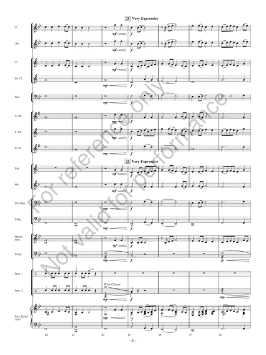 The Gift Of Hope Concert Band scores gallery preview page 7