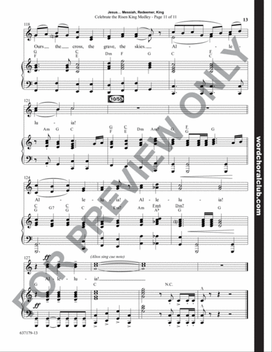 Jesus...Messiah, Redeemer, King - Choral Book Unison Choir scores gallery preview page 14