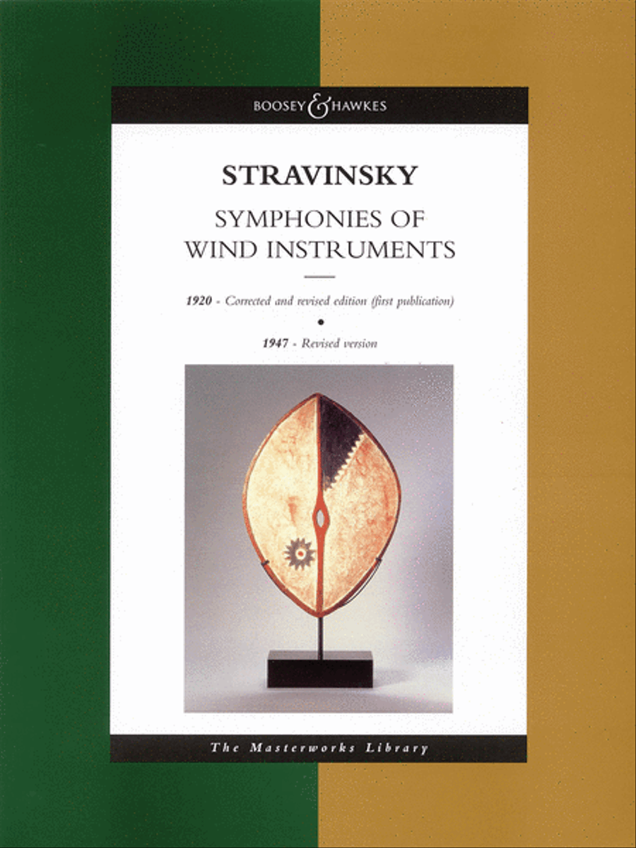 Stravinsky – Symphonies of Wind Instruments Orchestra scores gallery preview page 1
