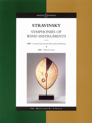 Book cover for Stravinsky – Symphonies of Wind Instruments