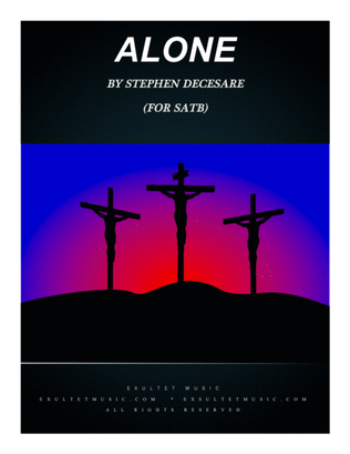Book cover for Alone (for SATB)