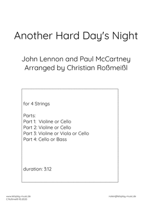 Book cover for Another Hard Day's Night