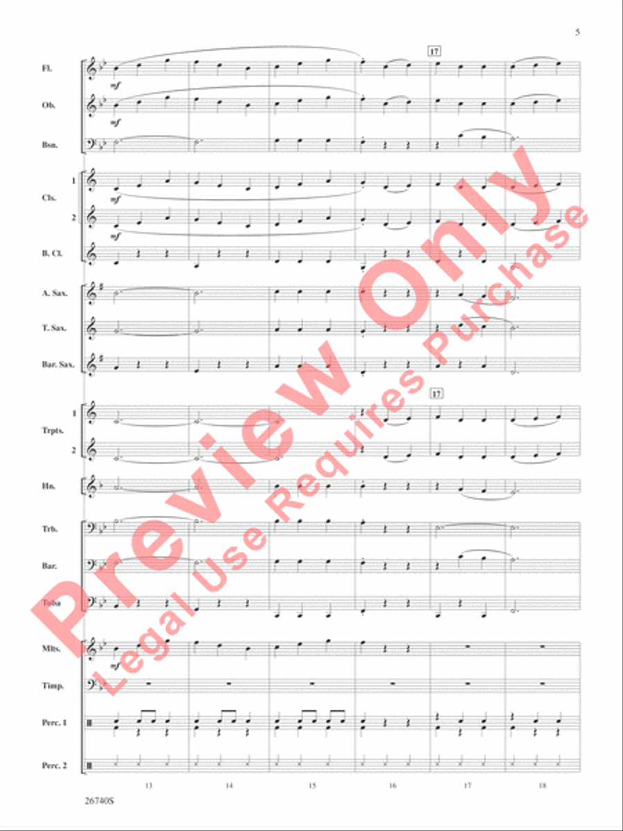 It's the Most Wonderful Time of the Year Concert Band scores gallery preview page 6