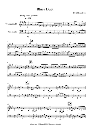 Blues Duet for Trumpet and Cello