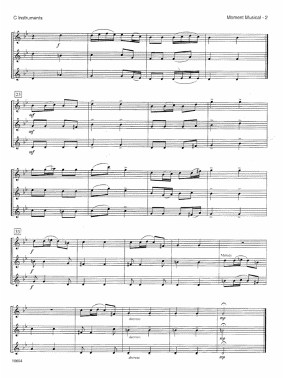 Three woodwind instruments discount