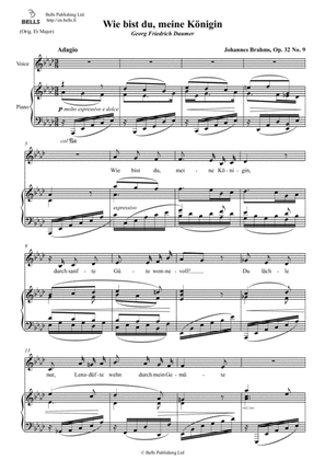 Book cover for Wie bist du, meine Konigin, Op. 32 No. 9 (A-flat Major)