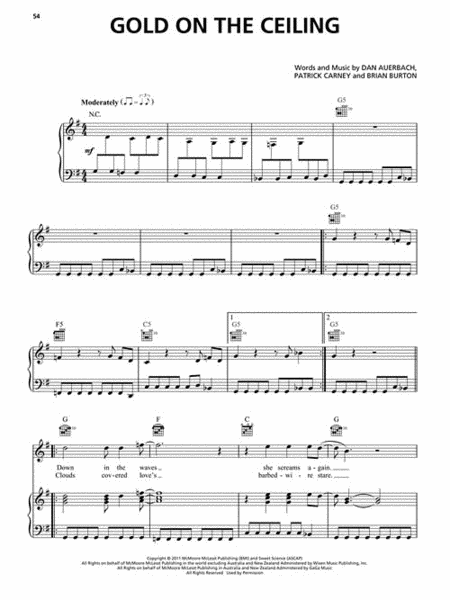 Indie Rock Sheet Music Collection