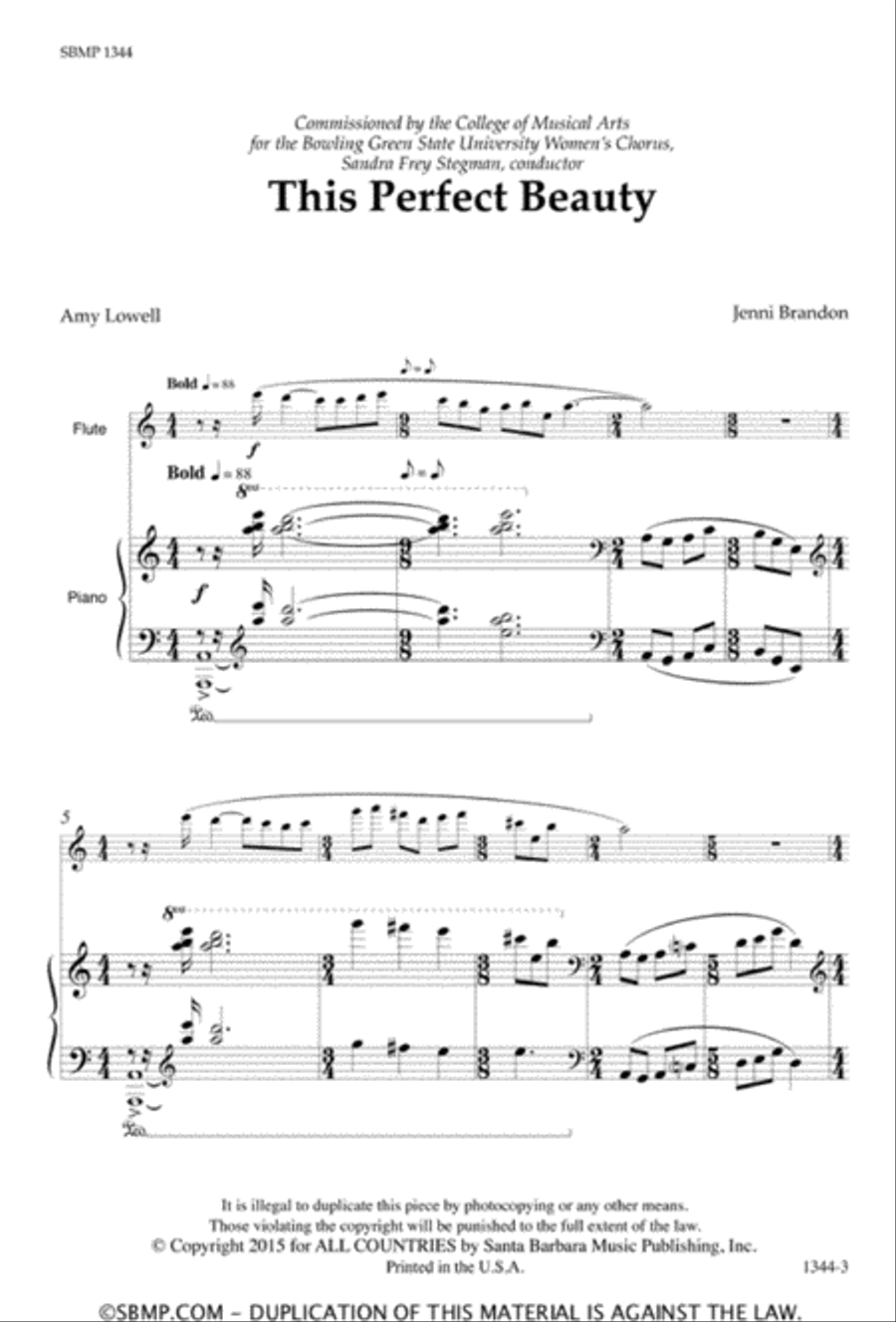 This Perfect Beauty - SSA Octavo SSA scores gallery preview page 2