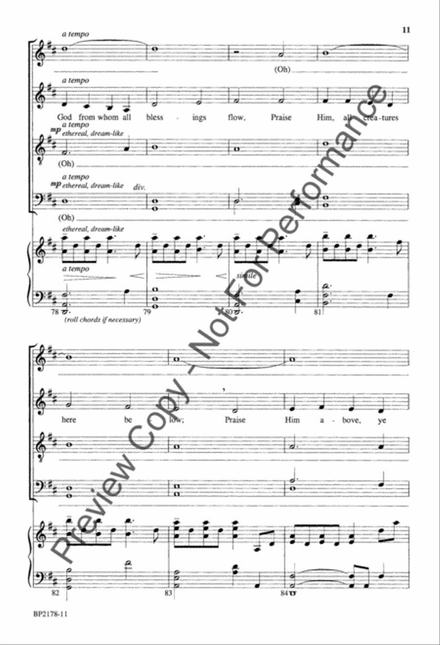 Song of the Wanderer Song of the Wanderer 4-Part scores gallery preview page 12