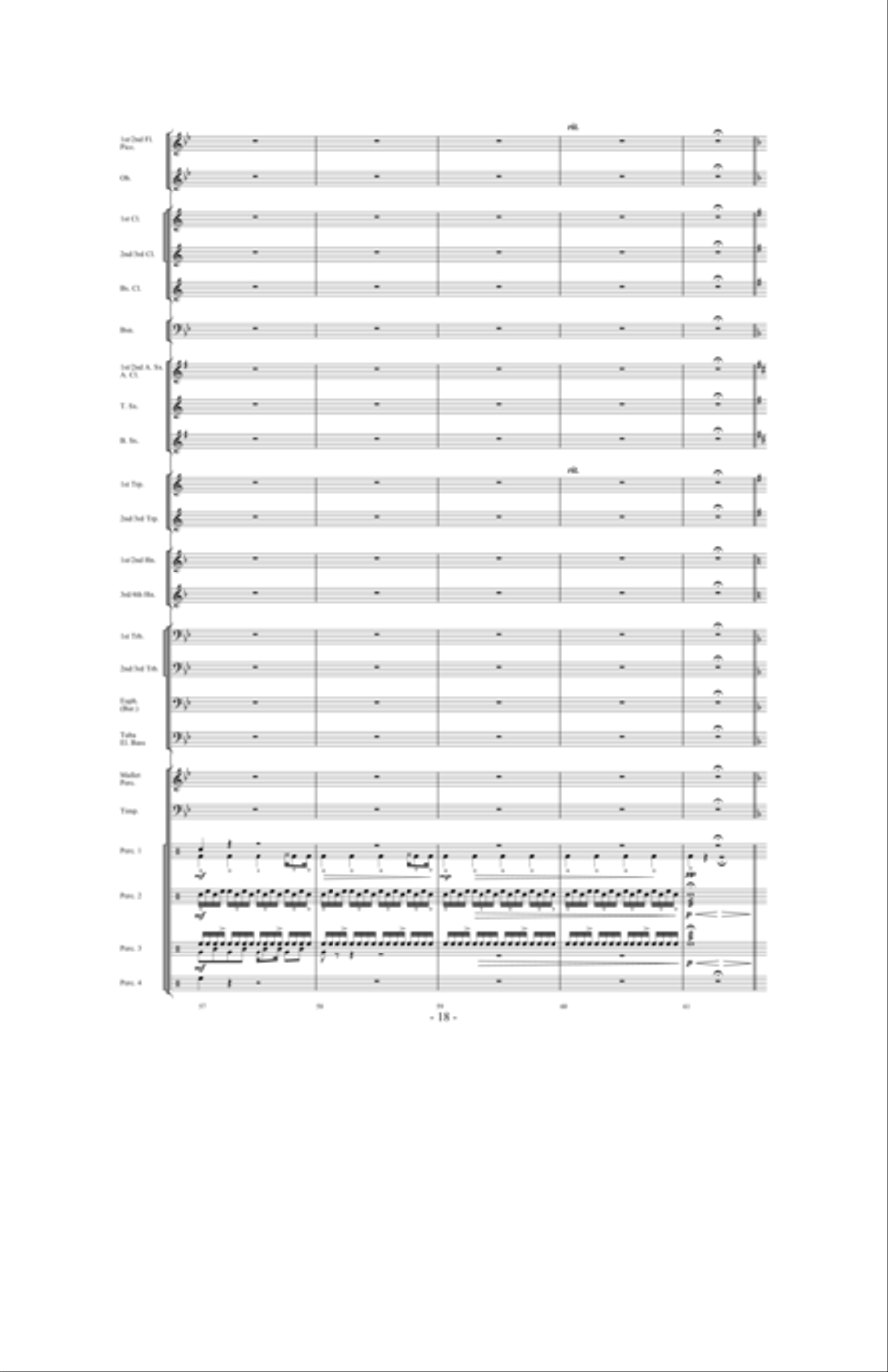 Brazil: Ceremony, Song and Samba Concert Band scores gallery preview page 17