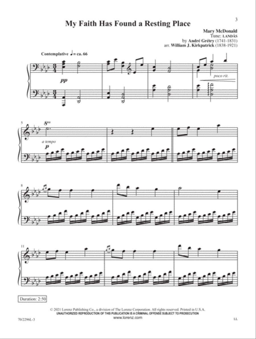 Meditations on Grace Meditations on Grace Piano Solo scores gallery preview page 2
