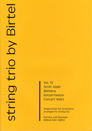 Book cover for Bethena -Konzertwalzer- (für Streichtrio)